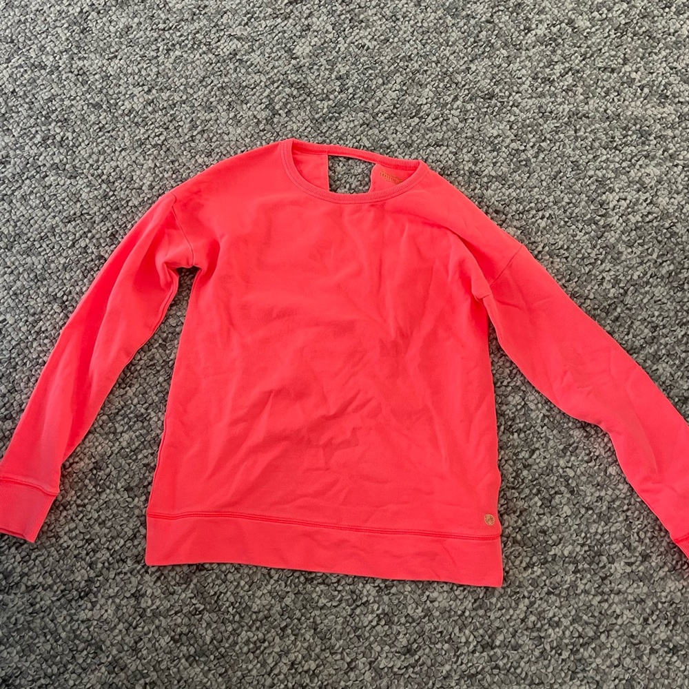 Lilly Pulitzer orange open back sweater size XS